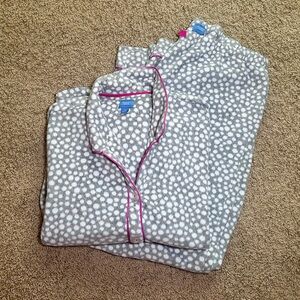 Simply Vera Vera Wang Polka Dot Pajama Set with Pink Accents